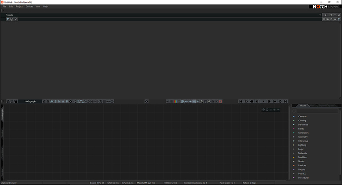 PresetsPropertiescoverViewport