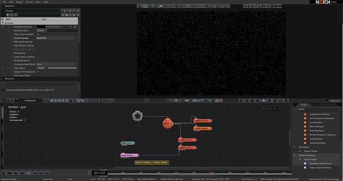 NotchParticle+kinect