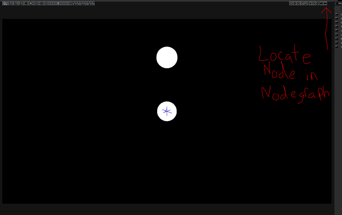 locate node button