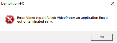 video export filed